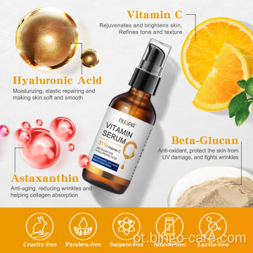 Vitamina C soro soro hidratante e clareador para cuidados com a pele